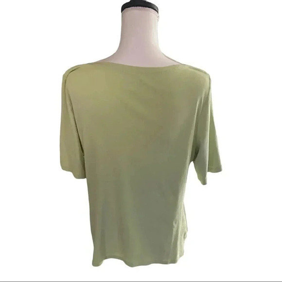 Charter Club Pima Cotton boatneck tee, size XL EUC - Picture 4 of 6